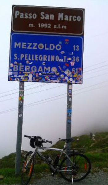 passo san marco in bici