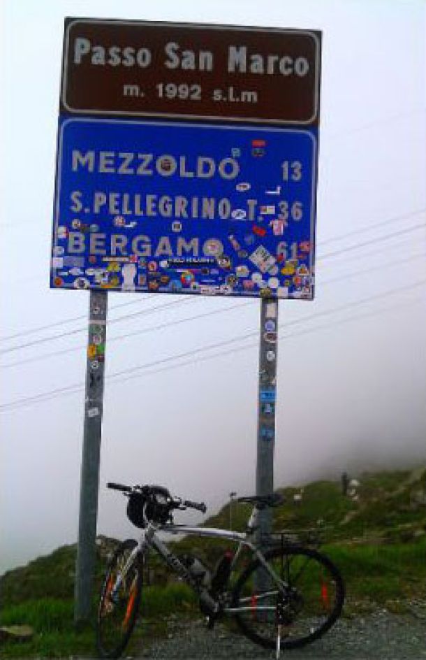 passo san marco in bici